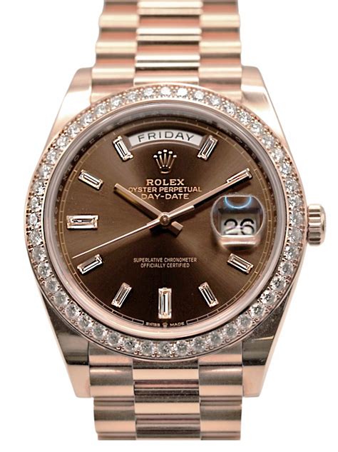 rolex chocolate president|rolex day date 40 everose.